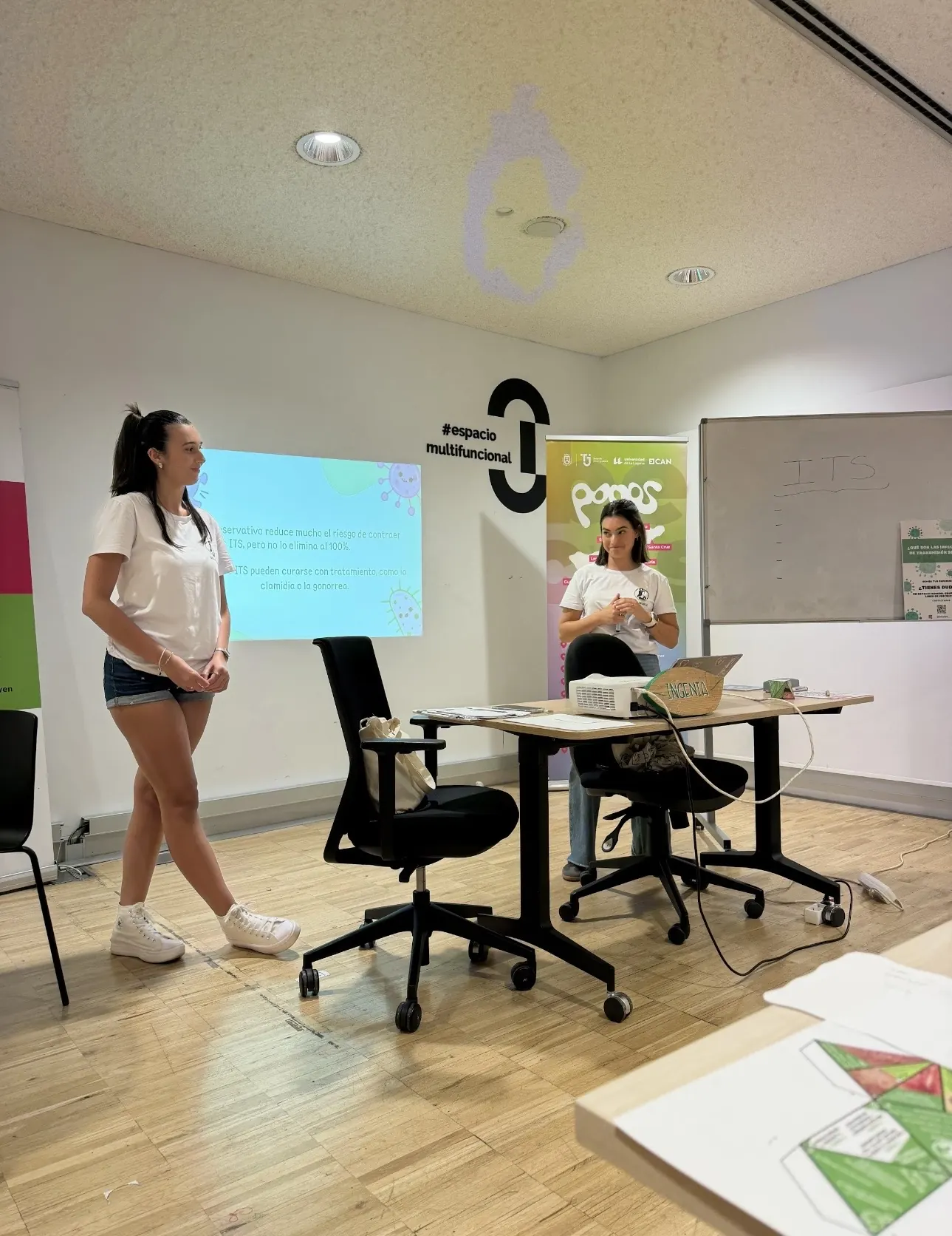 Sesión dentro de un proyecto comunitario